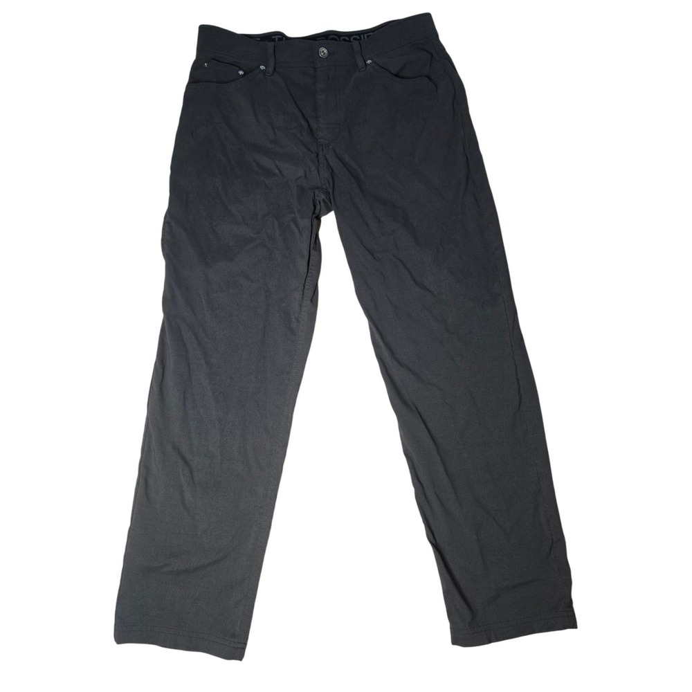 Gerry Mens Venture Stretch Pants Dark Gray Hiking Travel Trousers 32x30